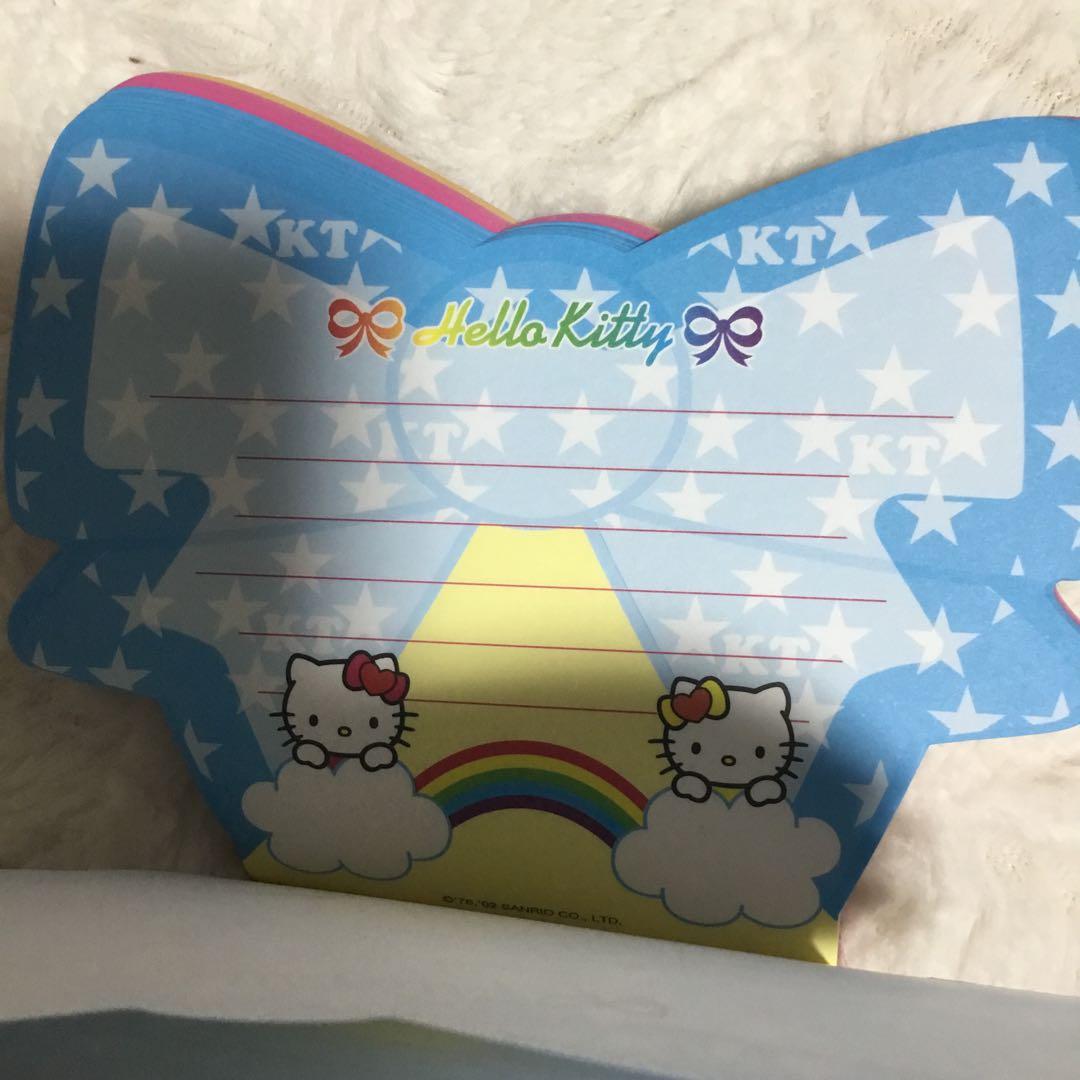 キティちゃん　ハート　りぼん