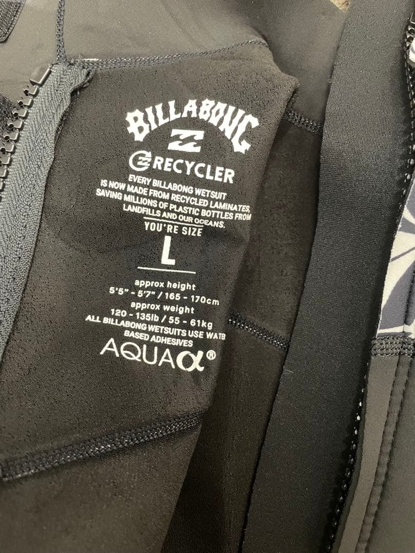BILLABONG フルスーツ レディース　3/2mm バックジップ