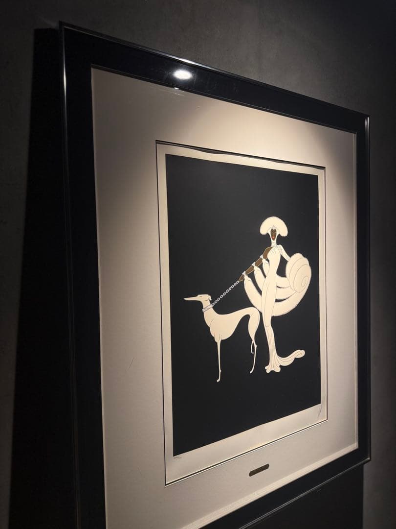 Erte 【Ebony and White】vintageitem 1980年代
