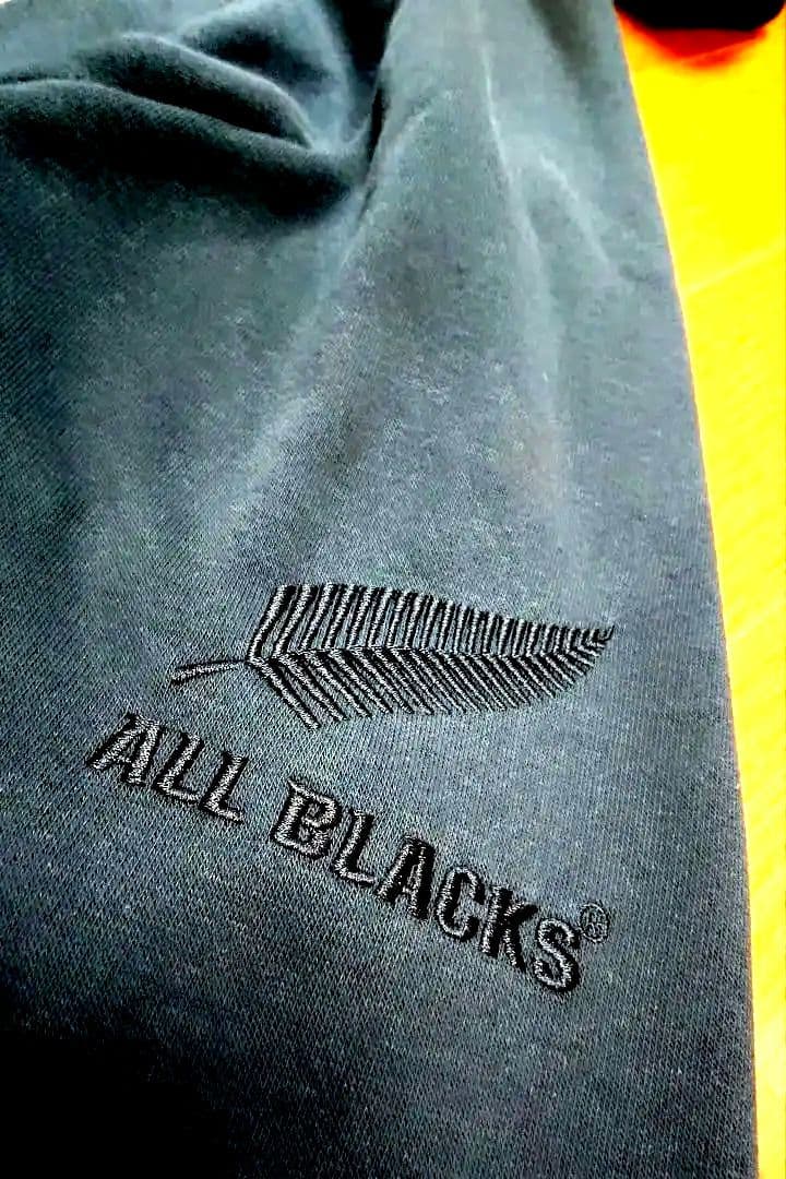 希少Lサイズ アディダス オールブラックス フード付ジャケット