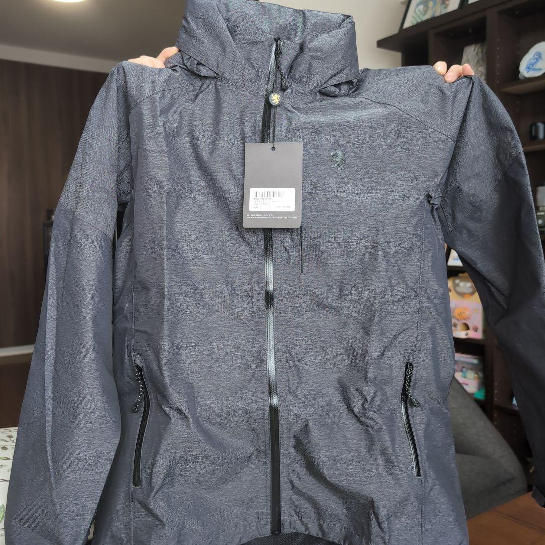 ウォータープルーフサイクルジャケット L ダークグレー kpjk073