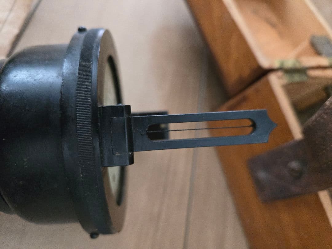 第二次大戦実物　日本海軍航空隊　自差修正羅針儀　美品　舞鶴工廠造兵部製