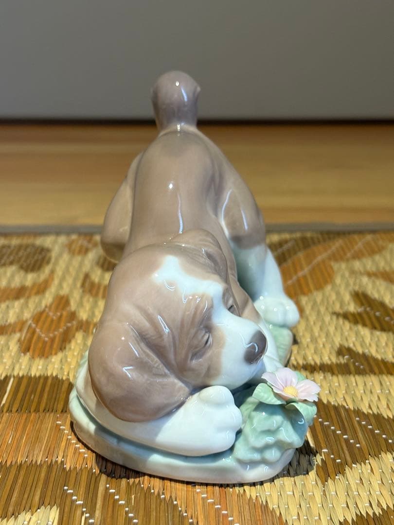 【LLADRO】くんくん、いい匂い　絶版品　専用箱付き