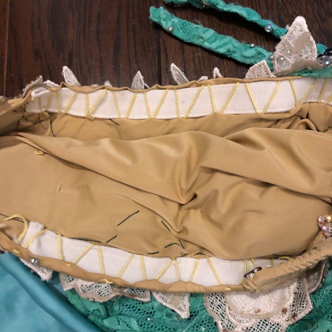 みんみ　再お値下げベリーダンスオリエンタル衣装 ペパーミントグリーン