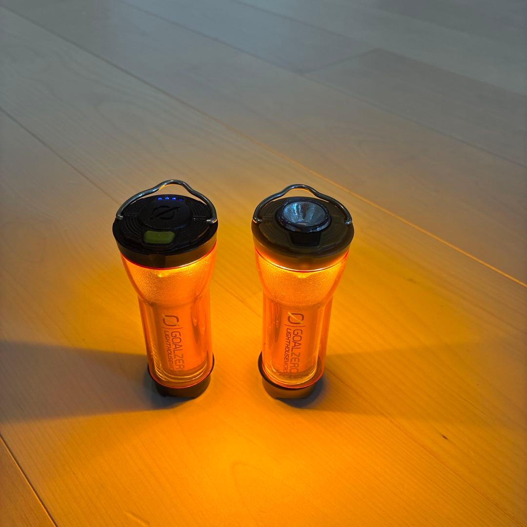 ゴールゼロ　本体2個セット　アンバーグローブ純正付き