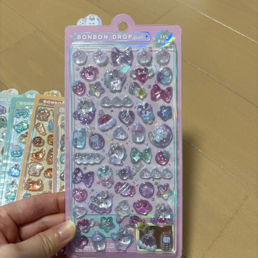 新品　ボンボンドロップシール　オリジナル　色々　まとめ売り　9種