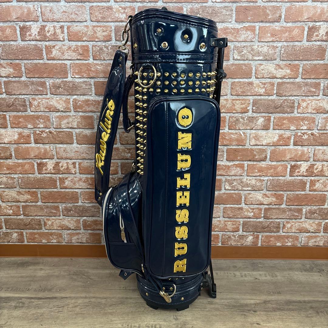 ‼️ラッセルノ エナメル スタンドキャディバッグ ネイビー 完売品‼️