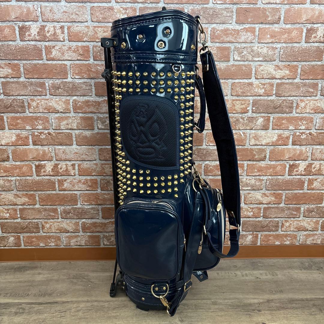 ‼️ラッセルノ エナメル スタンドキャディバッグ ネイビー 完売品‼️