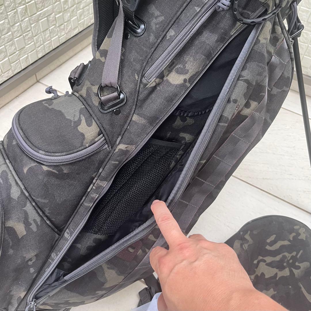 ブリーフィング　BRIEFING キャディバッグ　CR-4 ブラックカモ