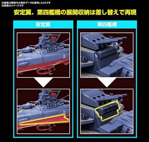 【フォロー割引】1/1000バンダイ宇宙戦艦ヤマト3199「ヤマト第3次改装型」