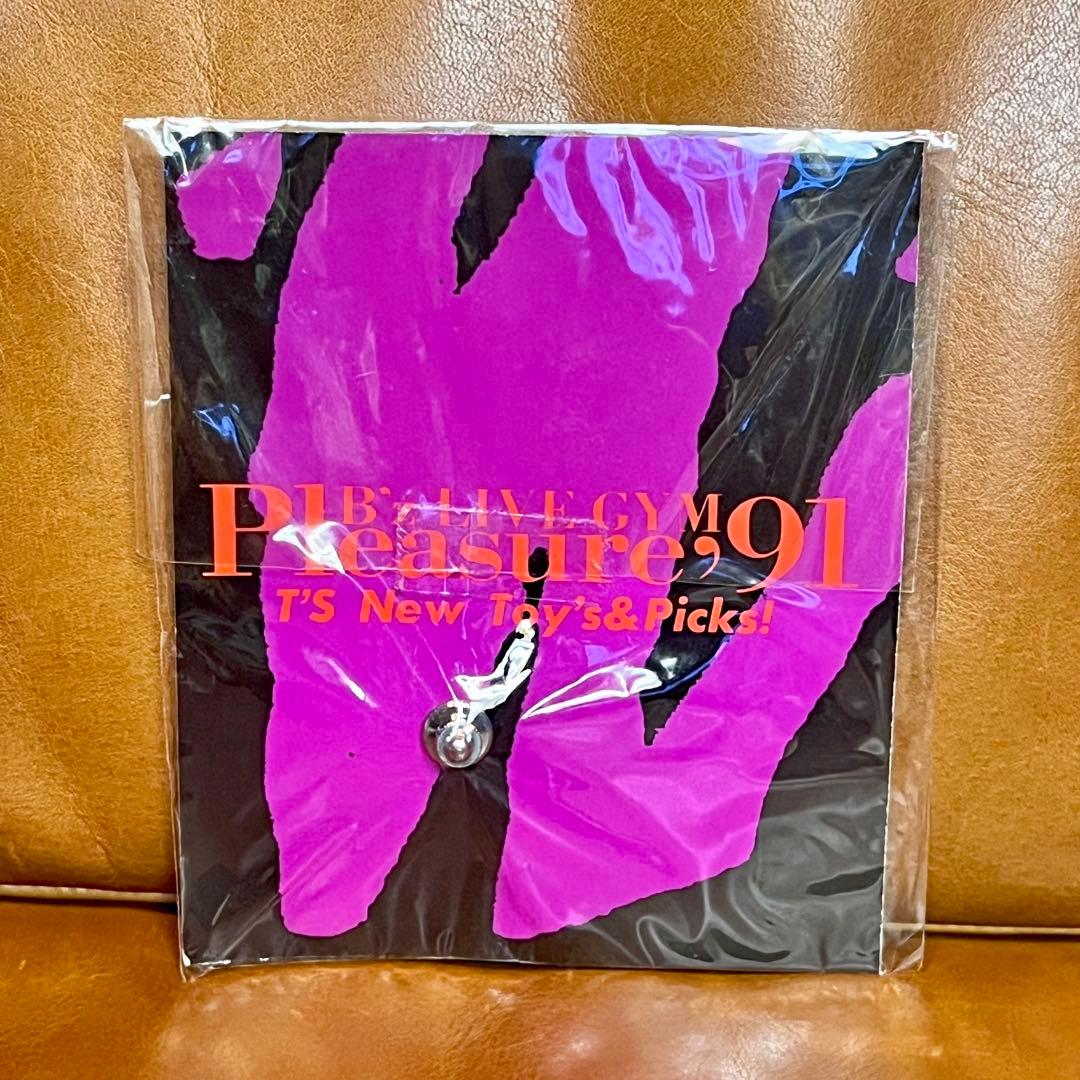B'z Pleasure'91 ギター ピック ピンバッジ 松本孝弘