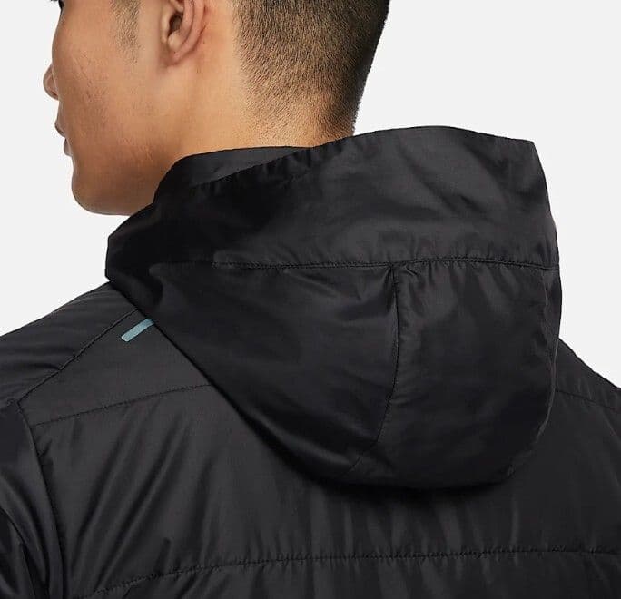 L ナイキ エアロロフト ダウンジャケット 定価4.1万 ランニング ゴルフ 黒