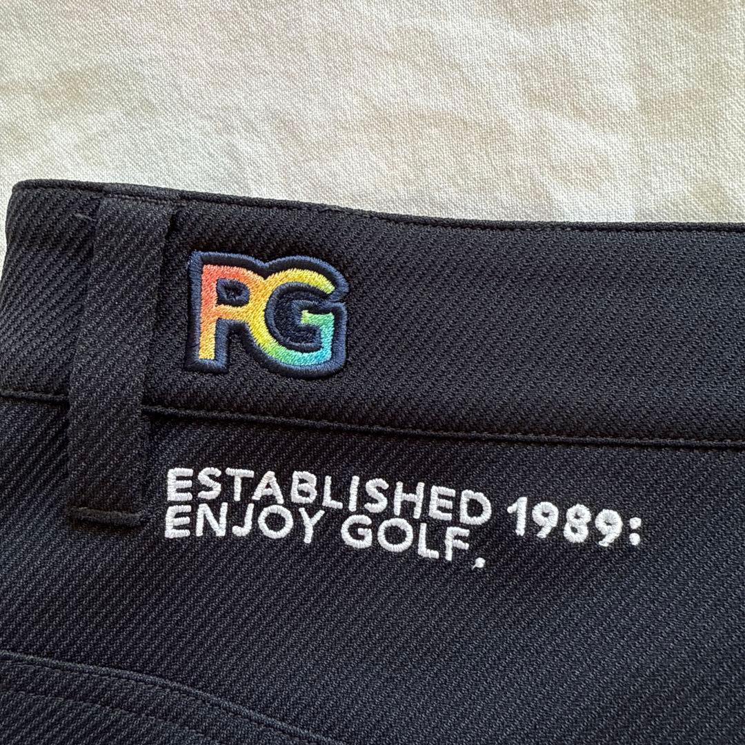 タグ付き　現行モデル　パーリーゲイツ　パンツ　黒　ブラック　3 S〜M相当