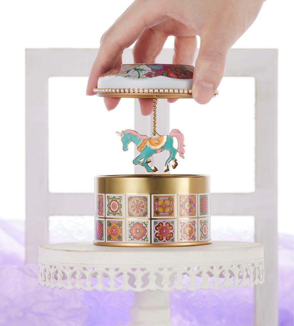 レア羽ペイント⭐︎特別限定　青山デカーボ　ユニコーン缶+パールチェーン