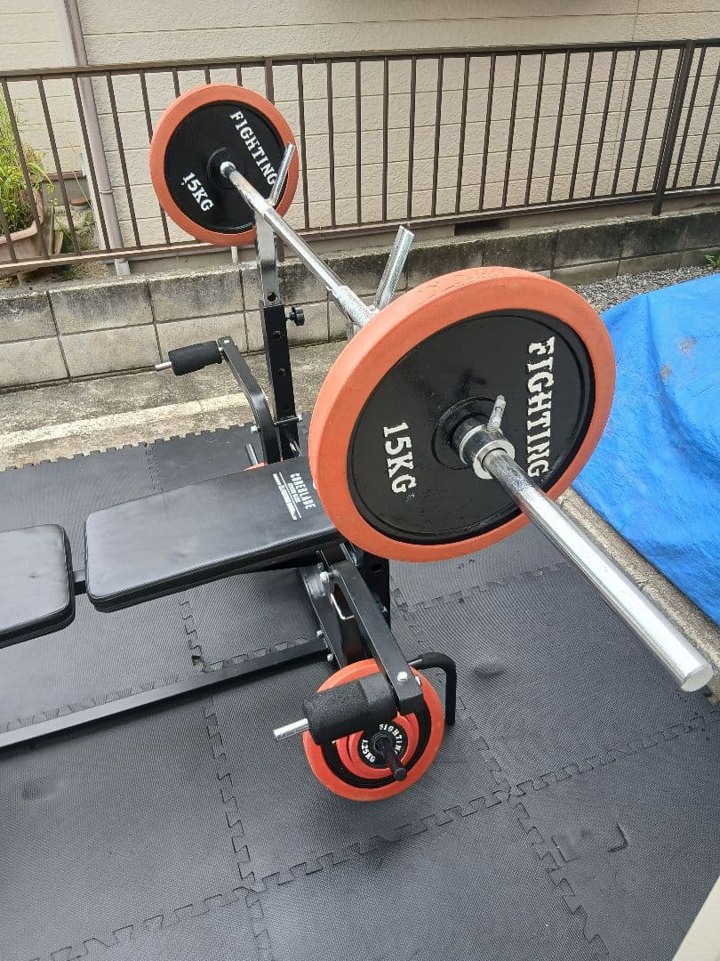 FIGHTING ROADキングオブベンチプレートセット 計70Kg 引き取限定