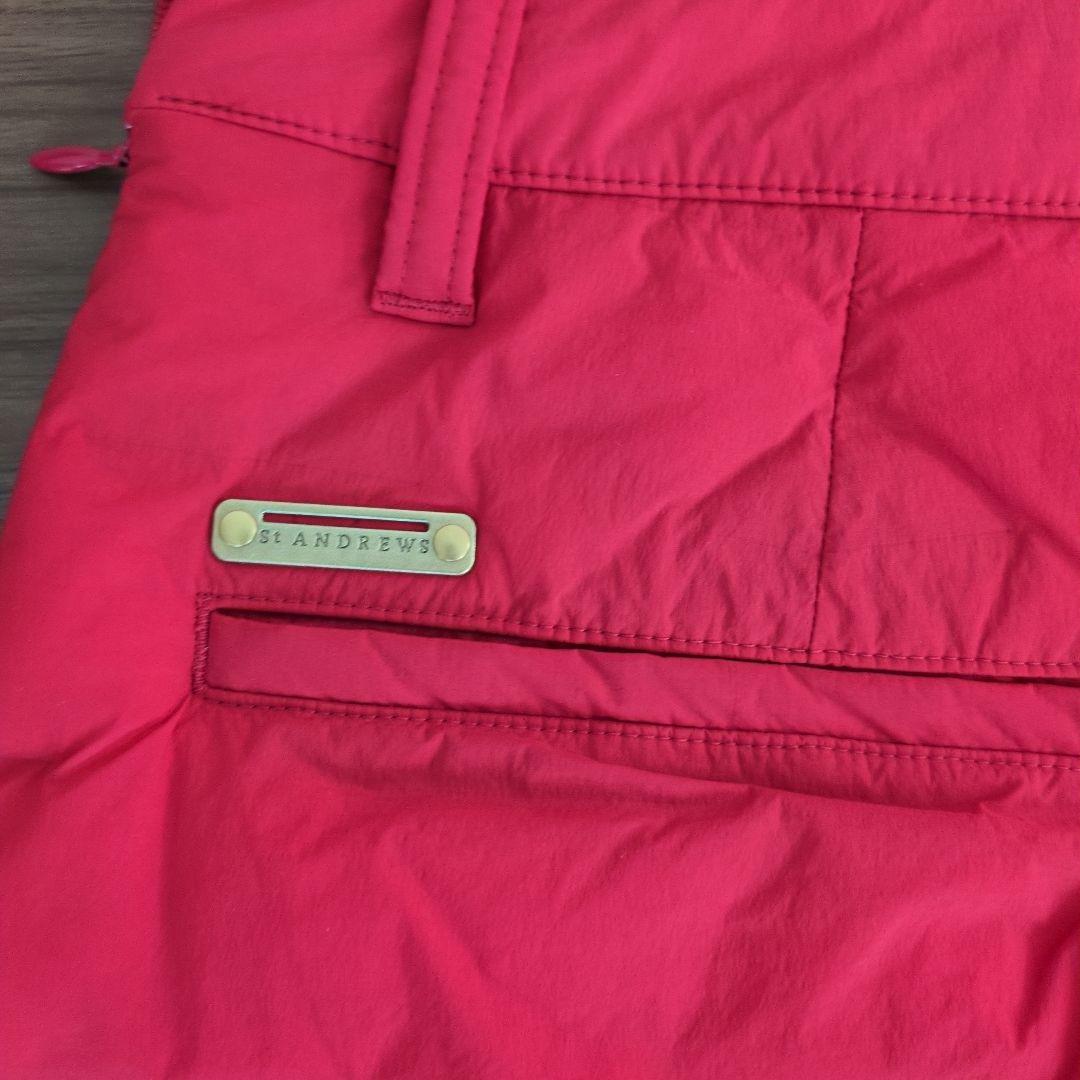 セントアンドリュース ゴルフ高機能 中綿 スカート 赤 М