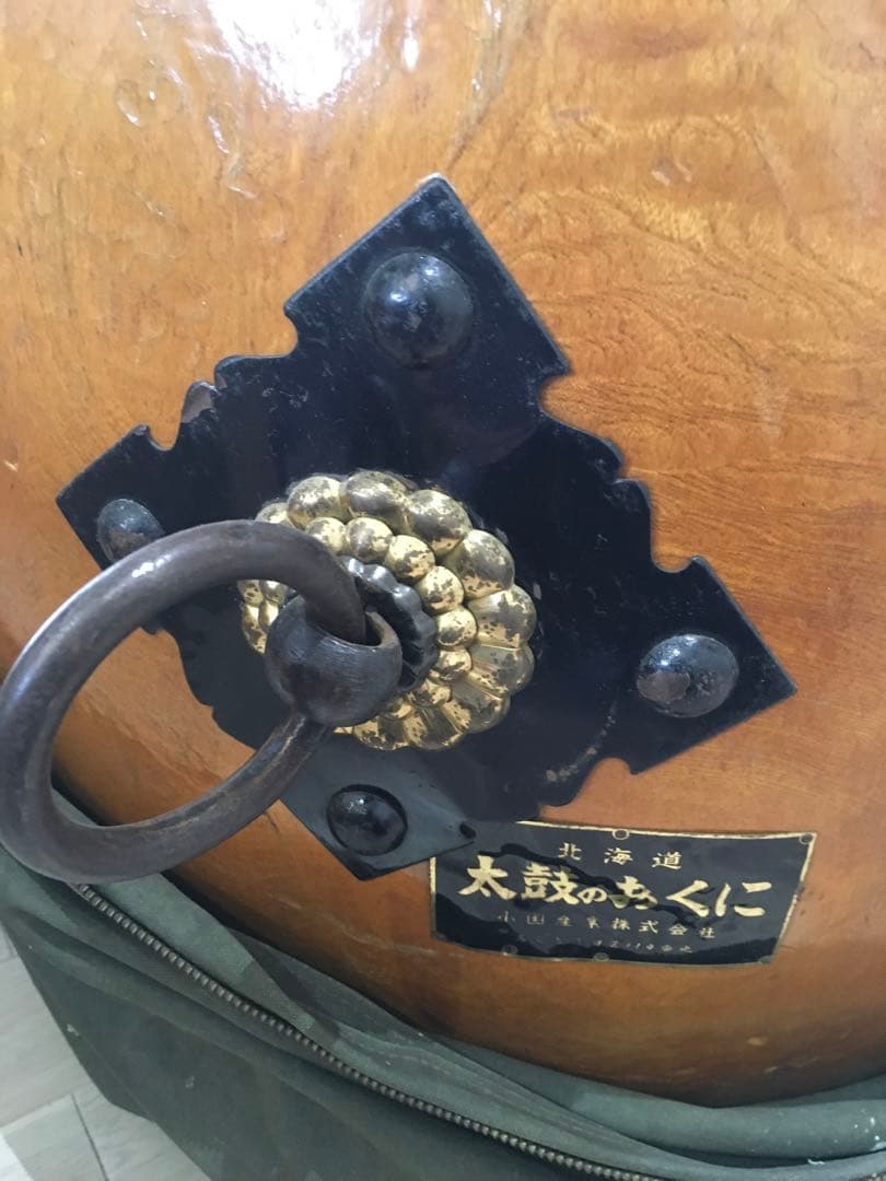 長胴太鼓 和太鼓　1尺8寸　直径55cm 付属バチ付き