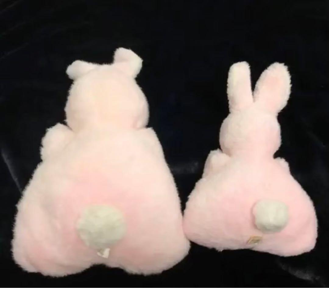 セキグチ　うさぎニンジンぬいぐるみSS・S・M・L・LL・特大セット昭和レトロ