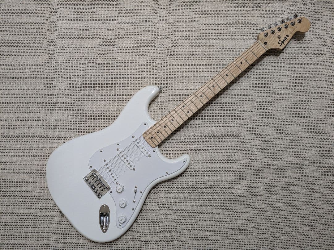 ギター Squire by fender stratocaster mod white