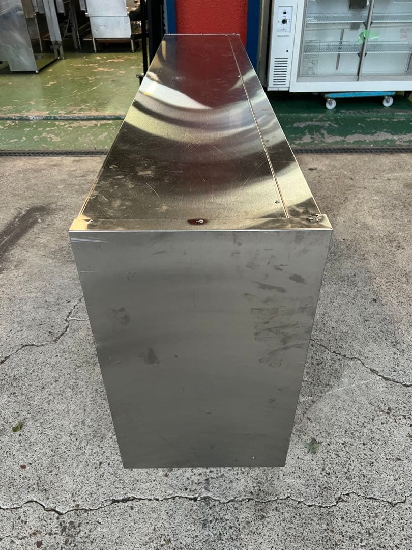 マルゼンガラス扉吊戸棚 1800x350x600