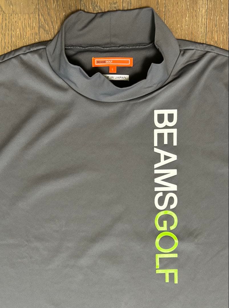 【美品】ビームスゴルフ モックネックTシャツ Lサイズ