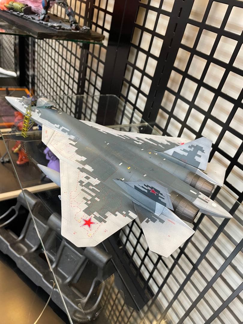 【完成塗装品】1/48 ズベズダ Su-57 フェロン
