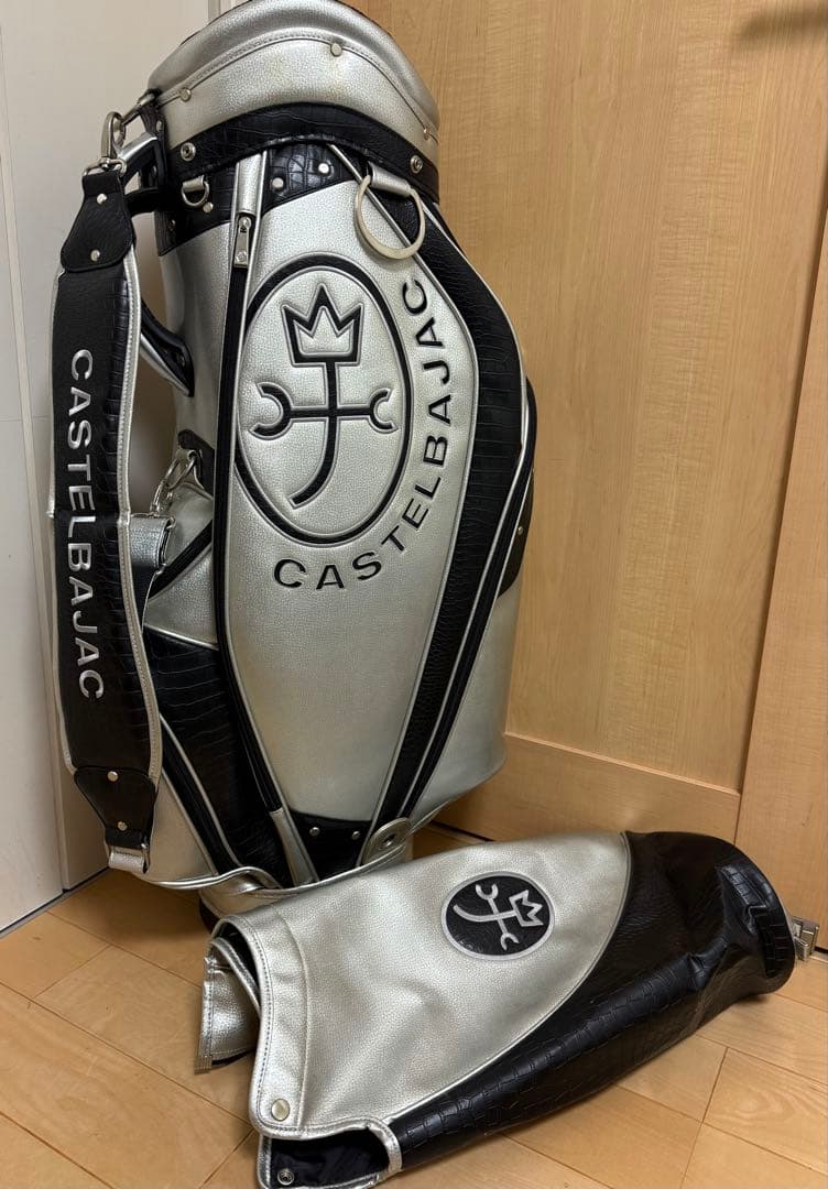 完売★カステルバジャック★キャディバッグ★ゴルフ★ゴルフバッグ★レア★エナメル