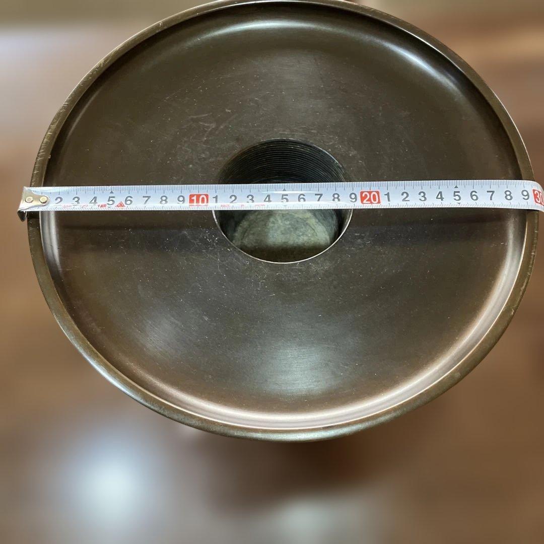 茶道具・花器花瓶　薄端・鳳凰足　ビンテージ　古道具(蔵出し骨董品)