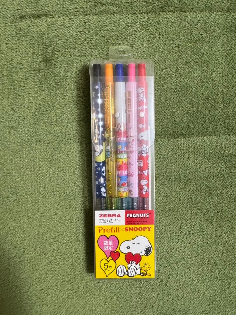 ZEBRA SARASA CLIP SNOOPY 未開封8本＆prefill5本