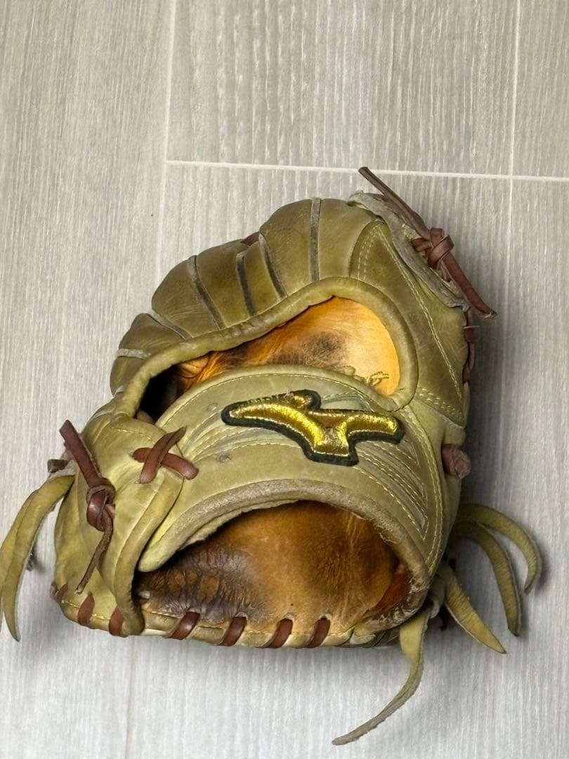 Mizuno Pro Hagajapan硬式グローブ イエロー