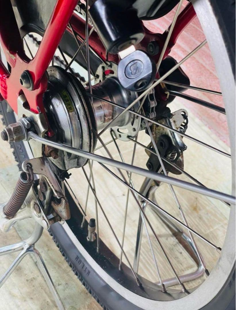 K2327 電動自転車ブリヂストン アンジェリーノ 子供乗せ20インチ 送料無料