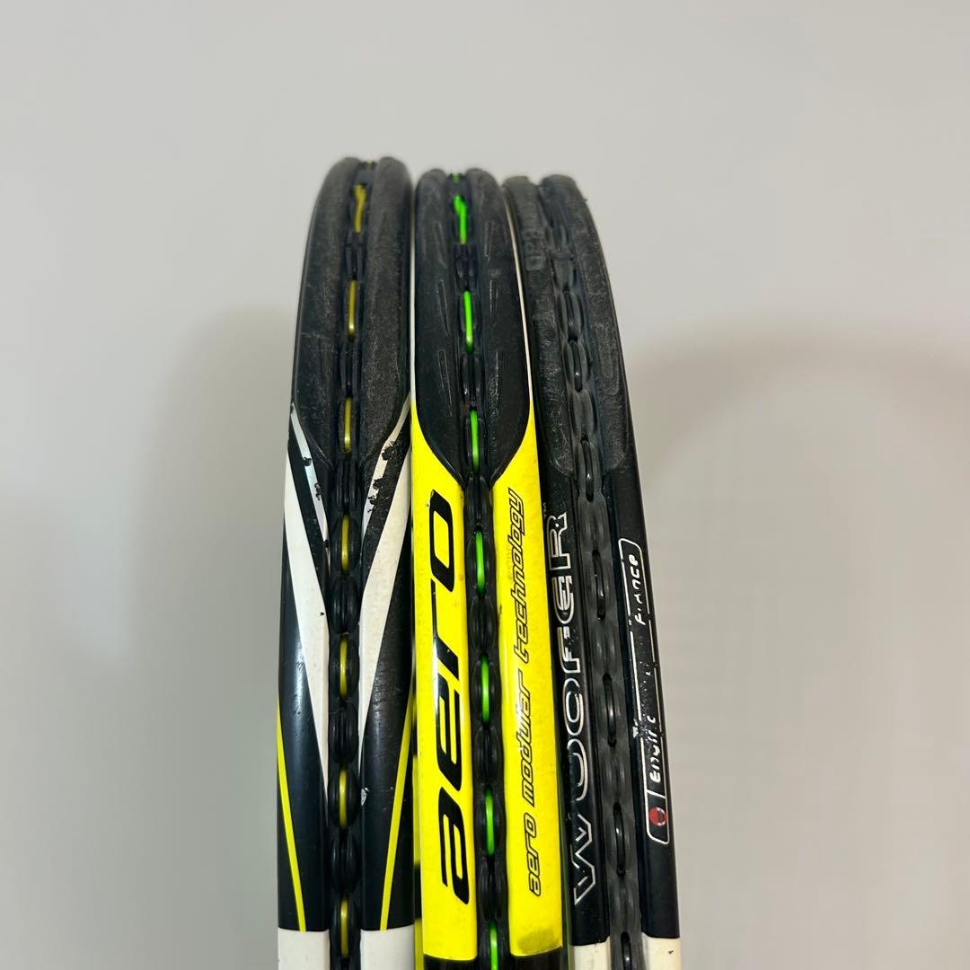 aero pro drive storm テニスラケット 3本セット