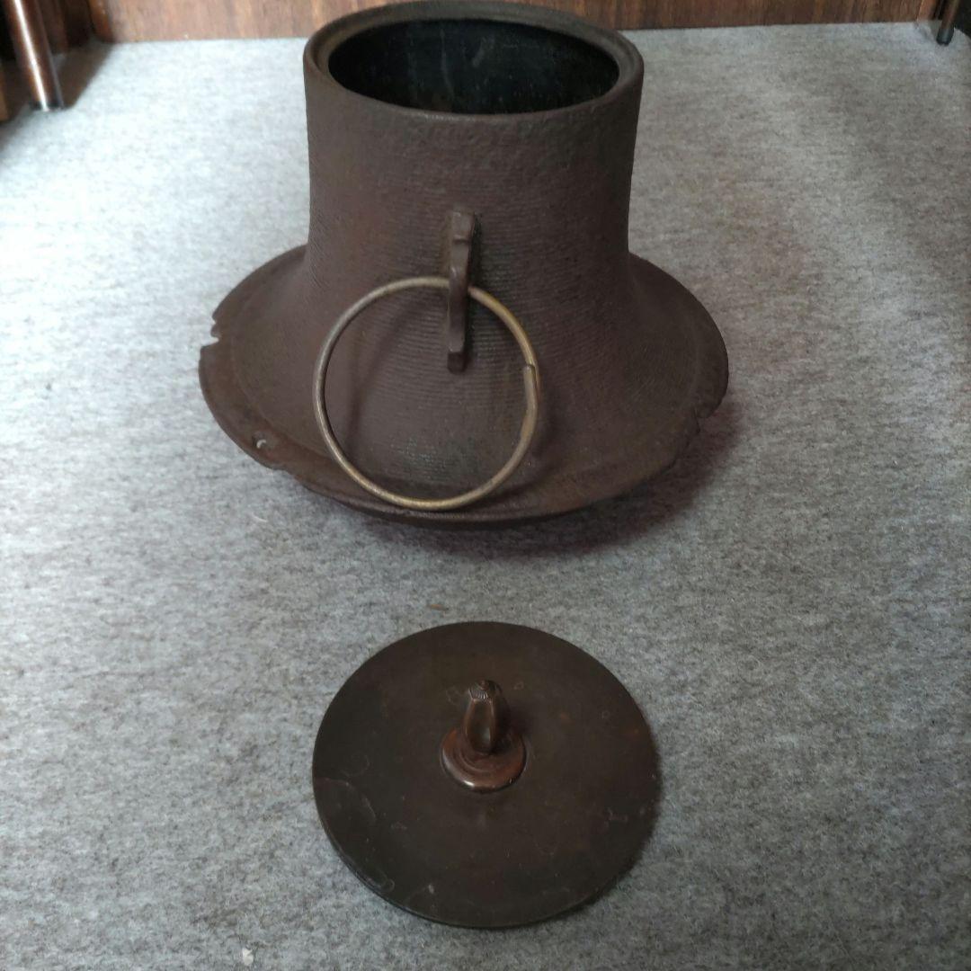 茶道具　富士釜　D352