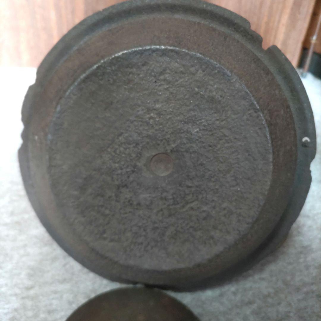 茶道具　富士釜　D352