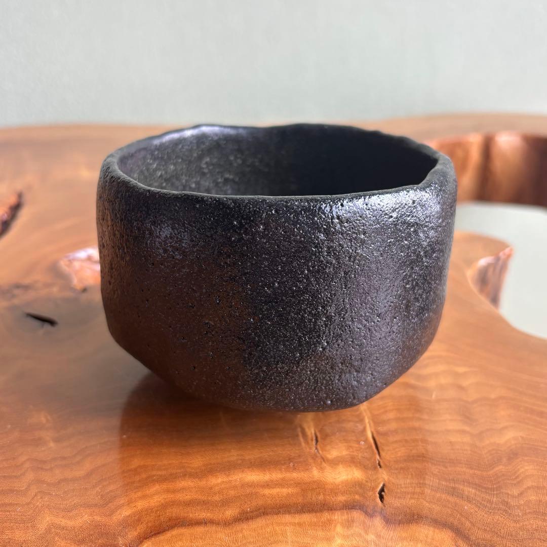 佐々木昭楽 長次郎写 黒楽茶碗 「俊寛」 楽焼 抹茶碗 茶道具 共箱