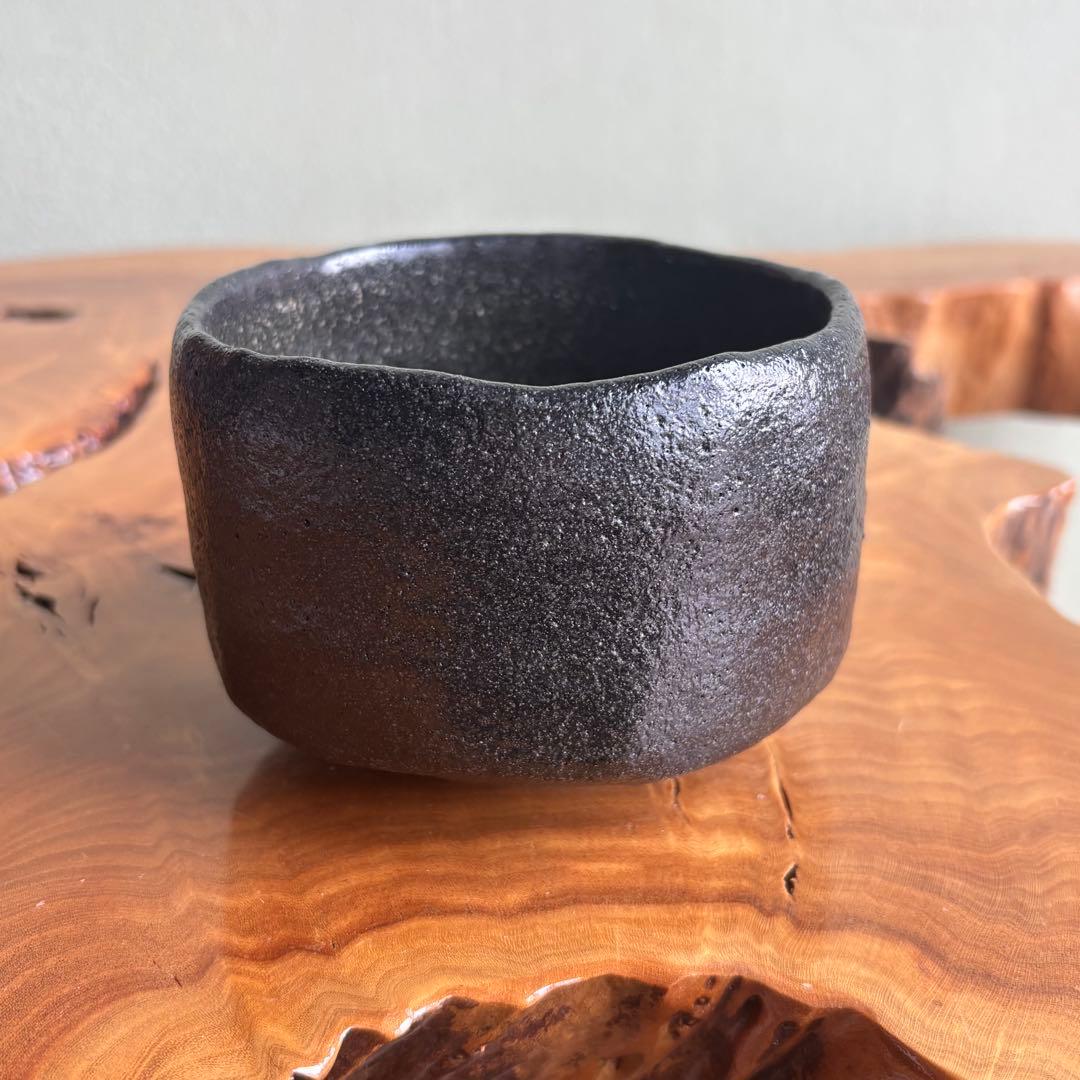 佐々木昭楽 長次郎写 黒楽茶碗 「俊寛」 楽焼 抹茶碗 茶道具 共箱