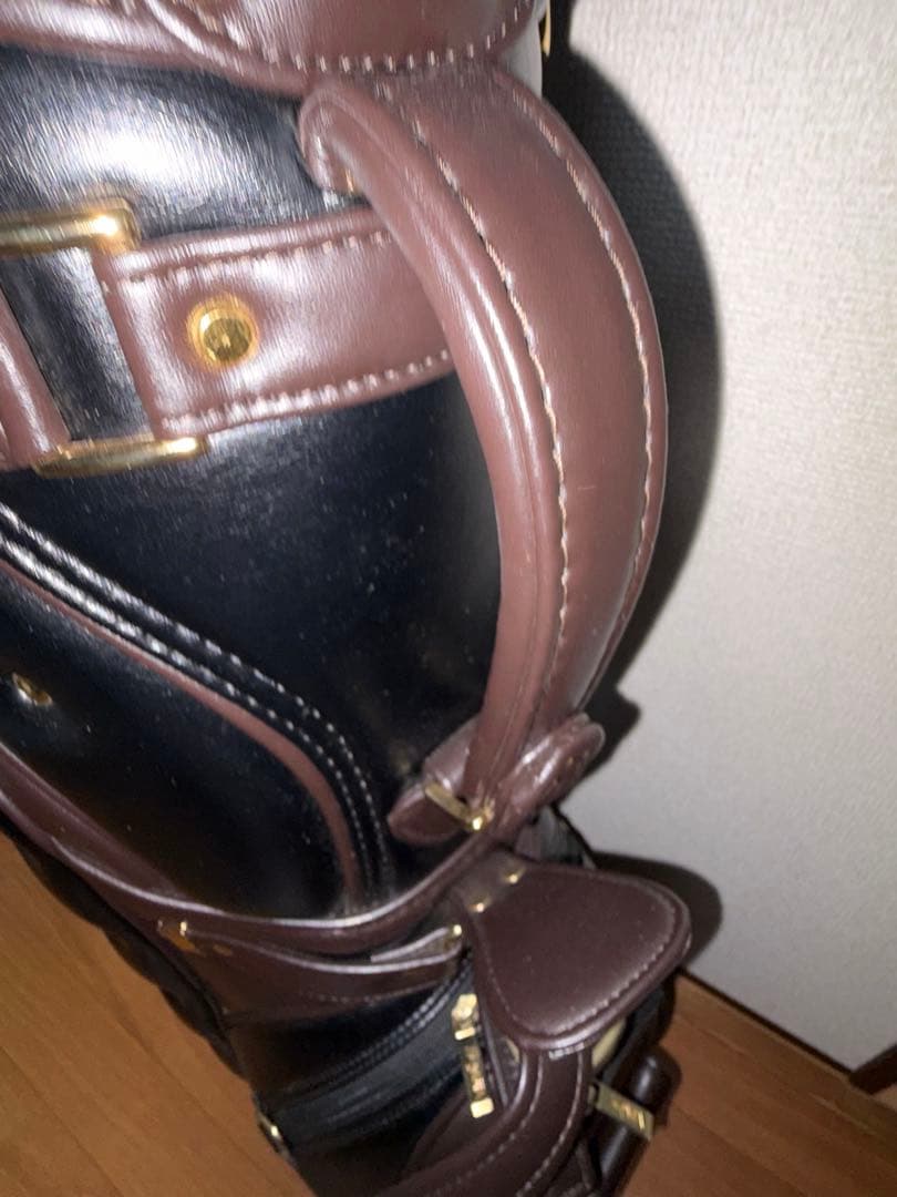 HONMA　ゴルフバッグ　キャディバッグ　レザー　カバー　おまけ付き