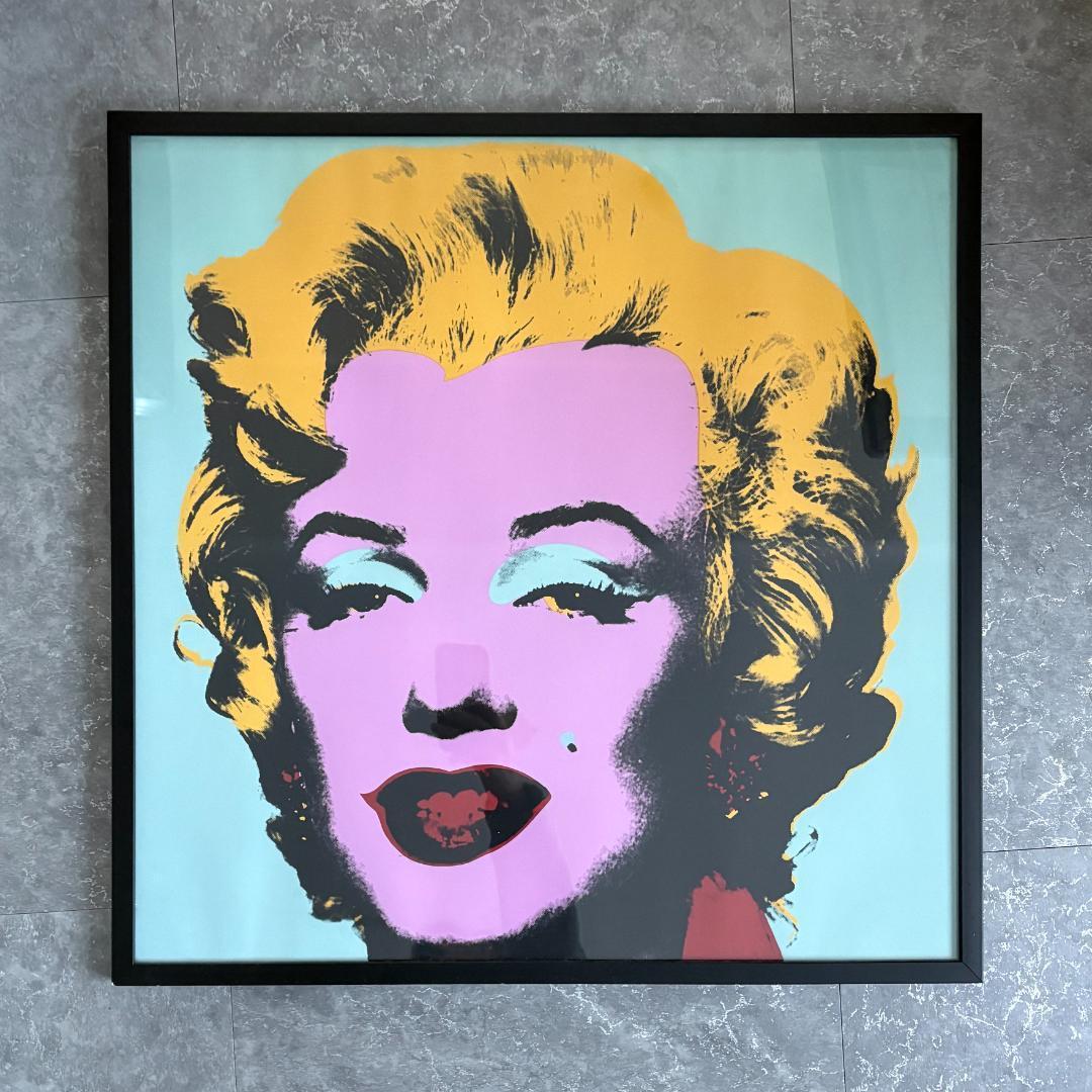 アンディ・ウォーホル「マリリン・モンロー(オン ブルー グラウンド)1967」