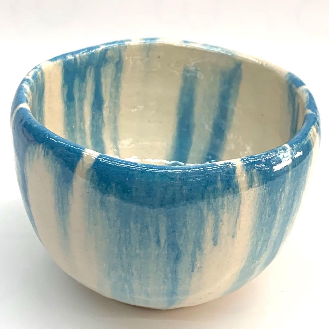 【茶碗　滴り】川崎和楽　共箱