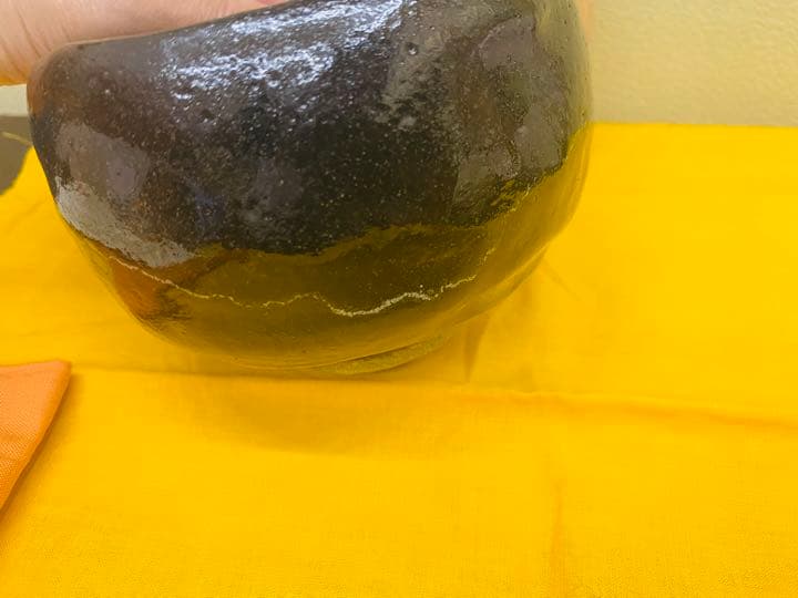 鵬雲斎大宗匠書付　黒茶碗　骨董品