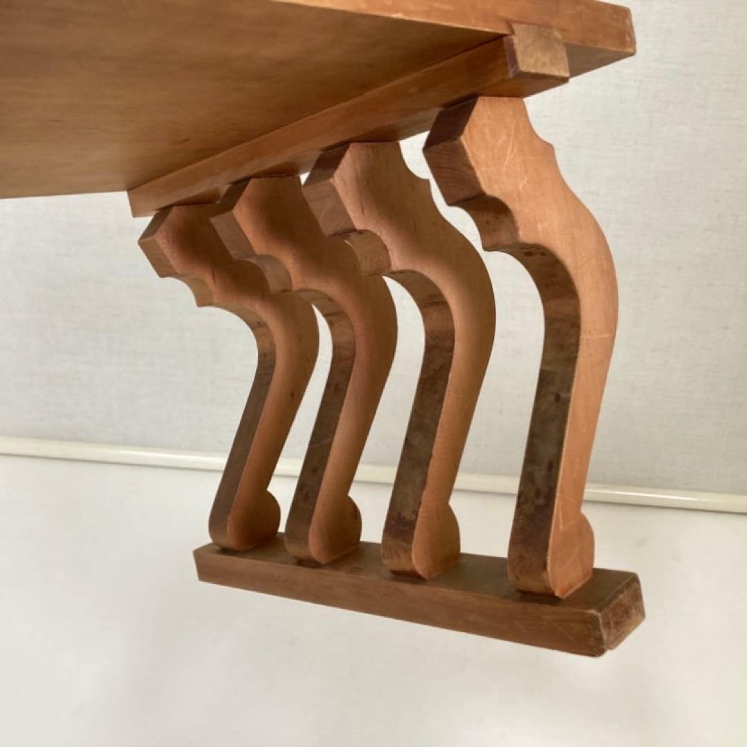 置物台 飾り台 香炉台 花台 棚 木製 和風 工芸品 茶道具 和モダン レトロ