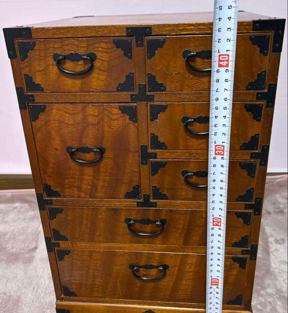 アンティーク家具　民芸家具　箪笥　薬箱　キャビネット　からくり仕掛け有