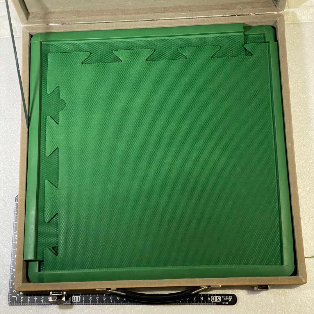 〈GD 藝夢堂〉高級麻雀　背裏黄 　M.M345セット　マット付き