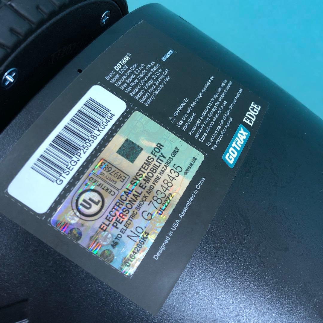 M4425 電動セルフバランススクーター GOTRAX EDGE