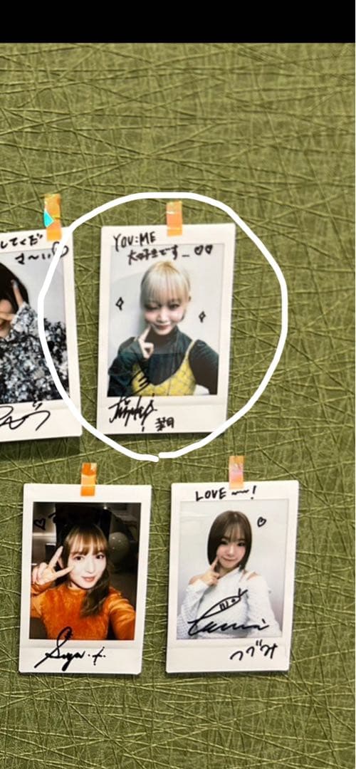 ME:I 飯田栞月　サイン入りチェキ