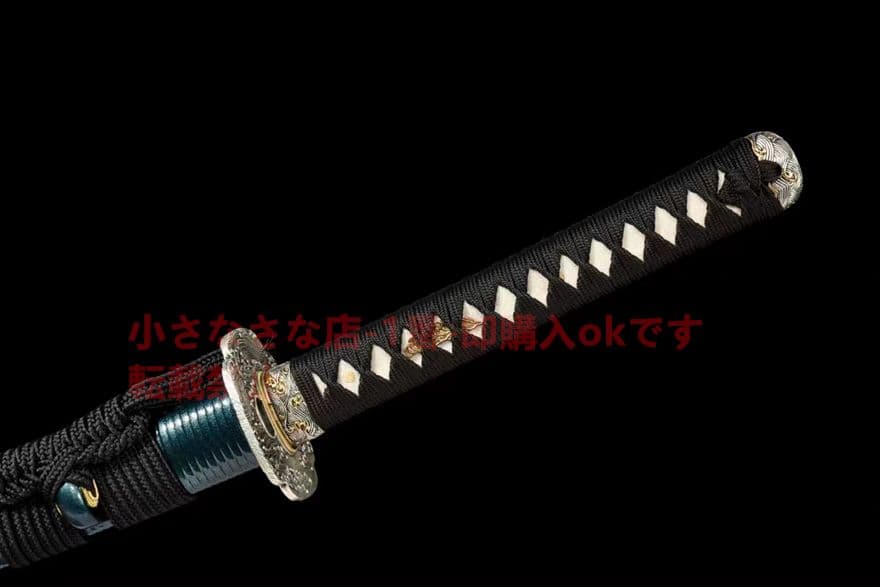 武具　刀装具　日本刀　模造刀   居合刀 『銀風波浪武士刀』