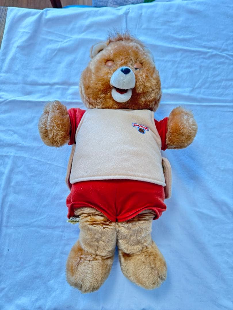 N*k様 テディラクスピン 本体、絵本２冊、カセットテープ２枚 昭和レ