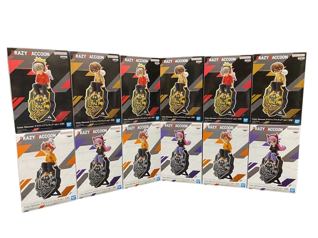CrazyRaccoon デスクトップフィギュア vol.1 全4種セット ×3