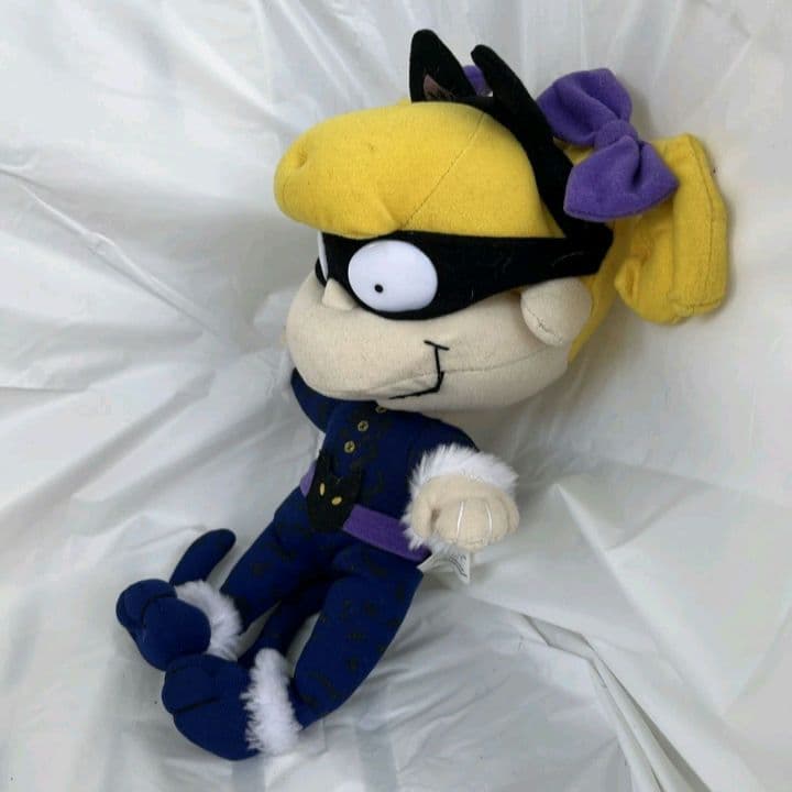 ニコロデオン　ラグラッツ　ぬいぐるみ　アンジェリカ　パープルキャット　11インチ