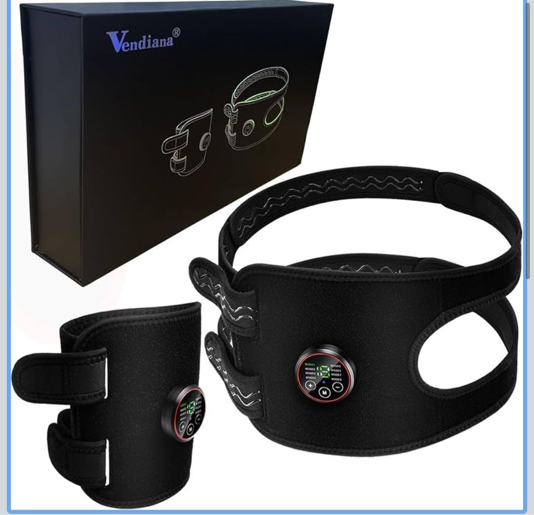 新品　EMS腹筋ベルト フィットレスベルト2個セット ジェルシート不要 8モード